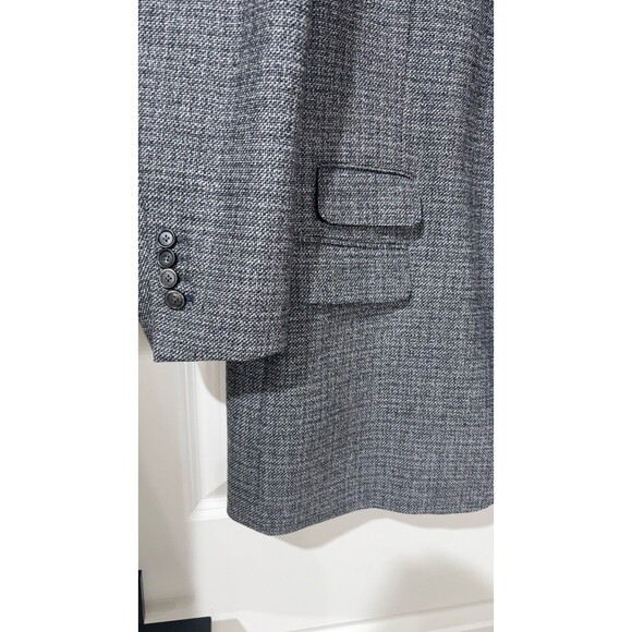 Indochino Gray Wool Blend Blazer Men’s 46R Sport Coat Jacket Surgeon Cuffs - Picture 11 of 16